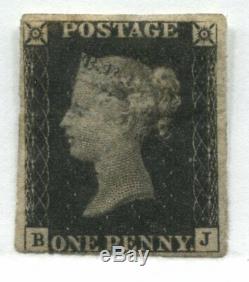 1840 Penny Black position BK mint with part gum 4 close to large margins