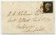 1840 Cover 1d Grey-black Pl. 2 Be To Liverpool Withpoulton / Penny Post H/s
