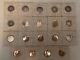 1844 Great Britain Victoria Model Bi-metallic Penny Collection (19 Pieces)