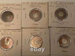 1844 Great Britain Victoria Model Bi-Metallic Penny Collection (19 Pieces)