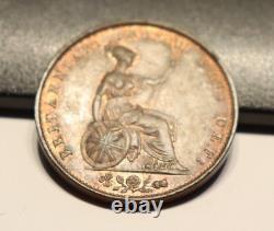 1852 Great Britain Half Penny Red/Brown Unc