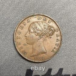 1853 Great Britain 1/2 Penny