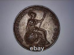 1853 Great Britain 1/2 Penny