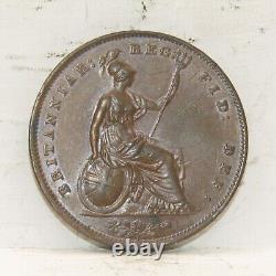 1853 One Penny Coin Queen Victoria One Penny Coin EXCELLENT GRADE #5