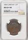 1854 Great Britain 1/2p Half Penny Ngc Ms62+ Bn Pq With Claims To Choice