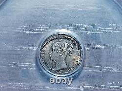 1862 Great Britain 1-1/2 penny silver AU Key date