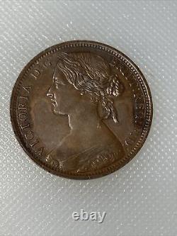 1862 great britain penny high grade
