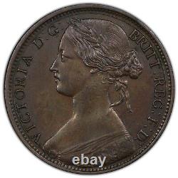 1863 1d Great Britain Penny S-3954 Pcgs Au Details #42757549 Eye Appeal