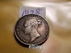 1864 Great Britain Sixpence Silver Coin IDm28