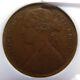 1873 Great Britain 1 Penny Slabbed Au 58