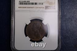 1887 Great Britain 1/2 Penny- Ngc Ms 62bn
