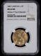 1887 Great Britain Half Penny Ngc Ms 64 Rb 1/2p