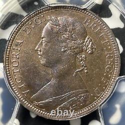 1889 Great Britain 1/2 Half Penny PCGS MS65RB Lot#G8001 Gem BU! S-3956