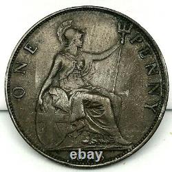 1898 Great Britain- Victoria One Penny Bronze Coin- Km# 790 #2