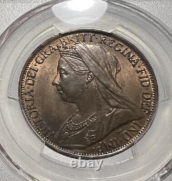 1899 Great Britain One Penny PCGS MS62BN Top Pop 1/0 Registry Coin 1D S-3961