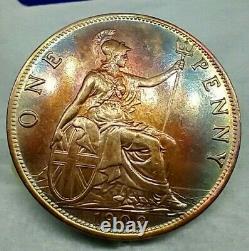 1902 1 Penny Great Britain Bronze (Low Sea Level) Km# 794.1 Price negotiable