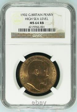 1902 RB Great Britain Penny-Edward VII (MS 64-NGC)