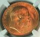 1903 Great Britain Penny Ngc Ms 65 Rd (#119)