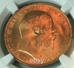 1903 Great Britain Penny NGC MS 65 RD (#119)