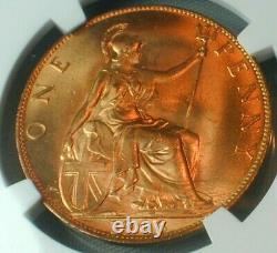 1903 Great Britain Penny NGC MS 65 RD (#119)
