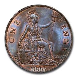 1927 Great Britain Penny George V MS-64 PCGS (Brown)