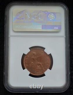 1929 Great Britain Half Penny Graded by NGC as MS 65 RB