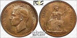 1938 Great Britain Penny PCGS MS64 RB