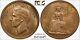 1938 Great Britain Penny Pcgs Ms64 Rb