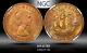 1960 Great Britain 1/2 Penny Ngc Ms 65 Rb #