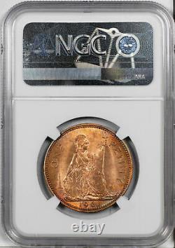 1961 Great Britain 1 Penny Ngc Ms 66 Rb Star Finest Known Worldwide
