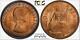 1964 Great Britain One Penny Bu Pcgs Ms64rb Color Toned Only 2 Graded Higher