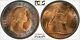 1967 Great Britain 1 One Penny Pcgs Ms64 Very Nicely Color Toned! Great Coin