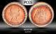 1967 Great Britain 1 One Penny Pcgs Ms65 Unc Circle Color Toned Finest Known