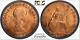 1967 Great Britain One Penny Bu Pcgs Ms64rb Circle Toned Only 6 Graded Higher