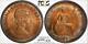 1967 Great Britain One Penny Pcgs Ms64rb Circle Toned None Graded Higher