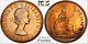 1970 Great Britain One Penny Pcgs Pr64rd Toned Proof Coin In High Grade