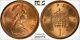 1971 Great Britain New Penny Pcgs Ms66rd Coin, Great Details