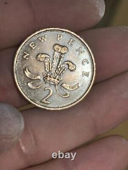 1981 Queen Elizabeth II new pence coin