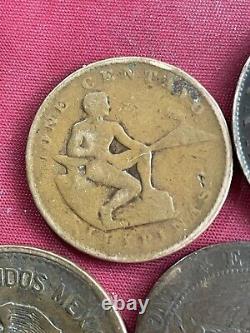 (2) GREAT BRITAIN 1926 & 1927 LARGE PENNY + Other World Coins