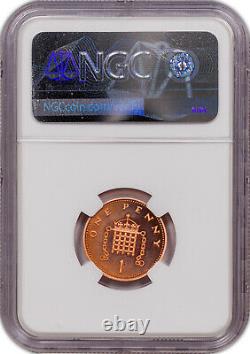 2008 Great Britain Penny Pf67 Rd Ultra Cameo Ngc Toned Coin Only 3 Graded Higher