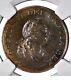 Coin Great Britain (soho) Half Penny 1799 George Iii (1760-1820)- Ngc Ms62 Bn