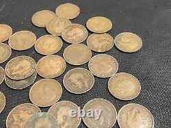 ENTIRE LOT OF Great Britain Half Penny K. George V / All Years & Condition