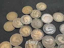 ENTIRE LOT OF Great Britain Half Penny K. George V / All Years & Condition