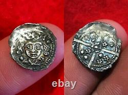 Edward Iv Dublin Penny Sun And Roses Hammered Silver Coin spink-6389a