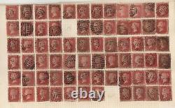 GB 1854-58 Penny Red stars sheet reconstruction missing 7 stamps fine condition