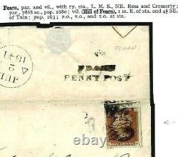 GB MALTESE CROSS Additional Manuscript Cancel Fearn Penny Post 1841 X108