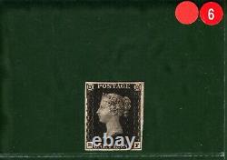 GB PENNY BLACK QV Stamp SG. 1 1d Plate 5 (BF) Mint Original Gum Cat £12,500 RRED6