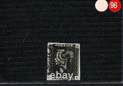 GB PENNY BLACK SG. 2 1d Plate 10 (SB) Fine Used MX Maltese Cross Cat £950 ORED96