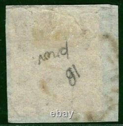 GB PENNY GREY-BLACK QV Stamp SG. 3 1d Plate 1b (LJ) Crisp MX Piece c£500 YBLUE4