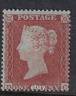 GB PENNY RED QV Stamp SG. 17 1d Red-Brown very lightly mounted mint